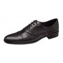 Pantofi barbati eleganti din piele naturala - Model Negru Matritat 18N